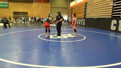 103-110 lbs Round 2 - Cali Barela, Sierra College vs Celia Esquivel, Bakersfield College