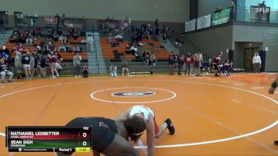 192 lbs Round 3 - Sean Sigh, Sparkman vs Nathaniel Ledbetter, Hazel Green HS