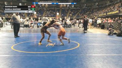 112 lbs Round Of 16 - Madison Bara, Northampton vs Isabella Martinez, Valley