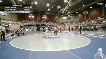 3A 132 lbs Semifinal - Grady Roybal, Union vs Gage Nielson, Canyon View