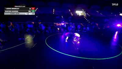 109.8-115 Cons. Semi - Addie Brindley, Salem Hills vs Hunter Hansen, Shootbox Wrestling Club