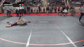 90_B lbs Semifinal - Mason Myers, Kane vs Ryder Ascherl, Bishop McCort