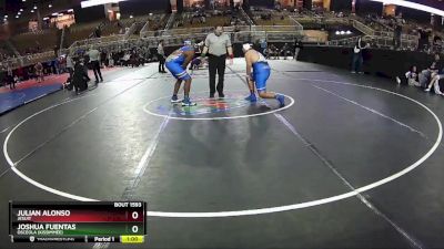 215 lbs Cons. Round 2 - Joshua Fuentas, Osceola (Kissimmee) vs Julian Alonso, Jesuit