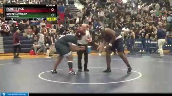 285 lbs Quarterfinal - Robert Vick, Shadow Ridge vs Kelze Howard, Spring Valley