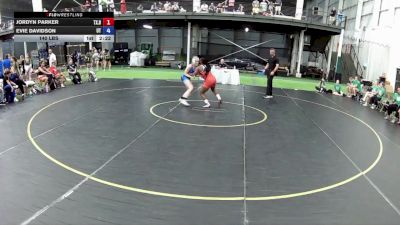 140 lbs Jordyn Parker, Texas Blue vs Evie Davidson, Utah