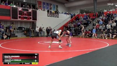 190 lbs Quarterfinal - Makayla Conklin, Muscatine vs Ioleta Kingbird, South Tama