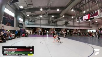 70 lbs Cons. Semi - Dominic Vega, El Paso Enforcers Wrestling Club vs Aiden Meredith, Wesley Club Wrestling