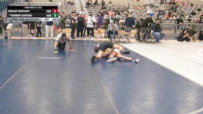 120 lbs Cons. Sub-quarters - Tarren Sarver, Touch Of Gold Wrestling Club vs Drake Wisvary, Fighting Squirrels Wrestling Club