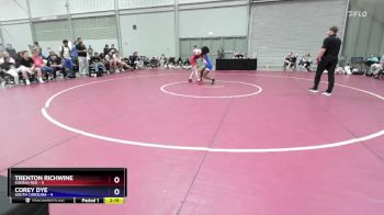 120 lbs Round 5 (6 Team) - Trenton Richwine, Kansas Red vs Corey Dye, South Carolina