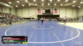 215 lbs Round 2 (3 Team) - Ison Shirley, Chautauqua Lake-Westfield-Panama vs Carlos Torres, Cobleskill-Richmondville HS