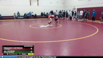 138 lbs Quarterfinal - Kai Calhoun, Graham-Kapowsin vs Francisco Contreras, Cedarcrest