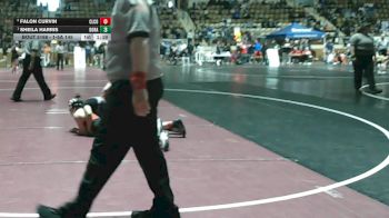 1-5A 145 1st Place Match - Sheila Harris, Dora vs Falon Curvin, Cleburne County