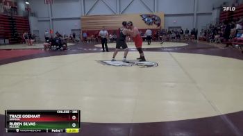 285 lbs Quarterfinal - Trace Goemaat, Simpson vs Ruben Silvas, Millikin