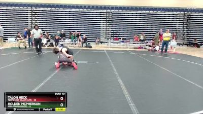 110 lbs Round 4 (6 Team) - Talon Heck, Terps East Coast Elite vs Holden McPherson, Midlothian Miners