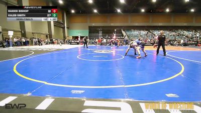 200 lbs Semifinal - Raiden Bishop, Red Wave Wrestling vs Kaleb Smith, Tulsa Blue T Panthers