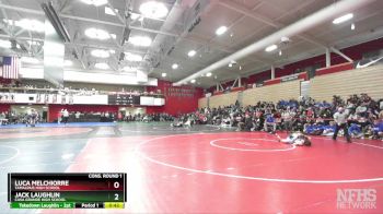 108 lbs Cons. Round 1 - Luca Melchiorre, Tamalpais High School vs Jack Laughlin, Casa Grande High School