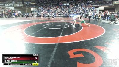 4A 165 lbs Champ. Round 1 - Dino Dimarco III, Lake Stevens vs Chase Jones, Woodinville