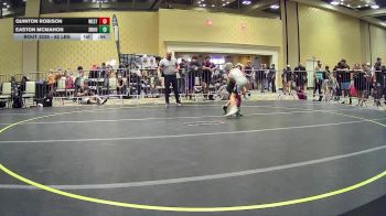 62 lbs Consolation - Quinton Robison, Westlake HS vs Easton McMahon, Shootbox WC