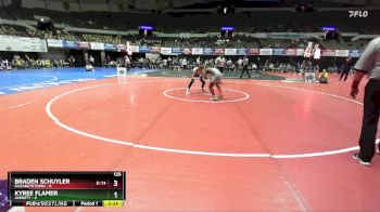 125 lbs Semis & Wb (16 Team) - Braden Schuyler, Elizabethtown vs Kyree Flamer, Averett