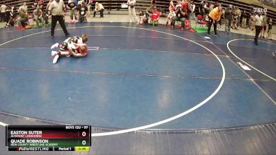 97 lbs Cons. Round 4 - Easton Suter, Altamont Longhorns vs Quade Robinson, Iron County Wrestling Academy