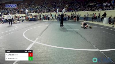 55 lbs Semifinal - Kasen Shouse, Cowboy Wrestling Club vs Bryer Kincaid, Blackwell Wrestling Club