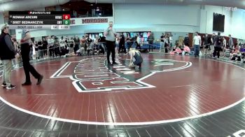 100 lbs Quarterfinal - Roman Arcuri, Wild Buffalo Wrestling Club vs Bret Bednarczyk, Hanover Hawkeye Youth Wrestlin