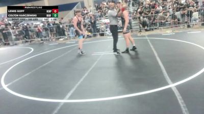 165 lbs Round Of 128 - Lewis Goff, Newport Harbor vs Colton Karczewski, MAW Wrestling Academy