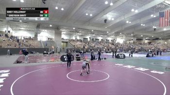 80 lbs 3rd Place Match - Greyson Britt, Tennessee Valley Wrestling vs Grey Holloway, Wildcats Wrestling