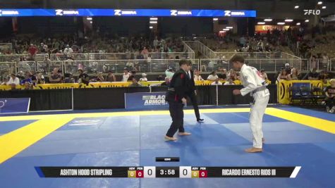 Ricardo Ernesto Rios III vs Ashton Hood Stripling 2025 Pan Kids Jiu-Jitsu IBJJF Championship