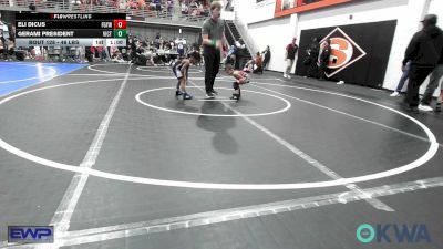 46 lbs Rr Rnd 3 - Eli Dicus, Fort Gibson Youth Wrestling vs Gerami President, Victory Grappling Club