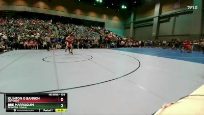 138 lbs Cons. Round 2 - Bre Marroquin, Redwood -Visalia vs Quinton O Bannon, University