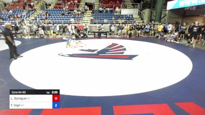 144 lbs Cons 64 #2 - Liam Sprague, OH vs Tripp Vigil, WY