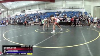 157 lbs Champ. Round 1 - Eans Prado Jr., WI vs Callen Kirchner, IL