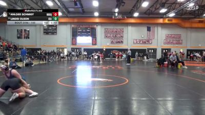 140 lbs Quarterfinal - Lindsi Olson, Cedar Rapids Jefferson vs Khloee Schmidt, Western Dubuque