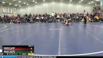 95 lbs Round 2 (6 Team) - Brody Allen, Wyoming Brown vs Huntly Harp, Montana White