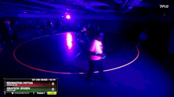 42-44 lbs Round 2 - Grayson Jensen, Westlake vs Remington Mittag, Moyer Elite