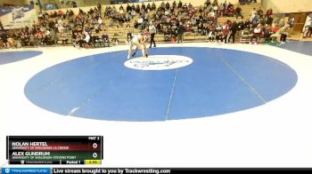 157 lbs Champ. Round 1 - Alex Gundrum, University Of Wisconsin-Stevens Point vs Nolan Hertel, University Of Wisconsin-La Crosse