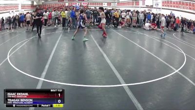 126 lbs Semifinal - Isaac Ekdahl, The Best Wrestler vs Teagan Benson, MWC Wrestling Academy