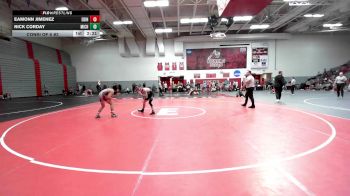 125 lbs Consi Of 8 #2 - Eamonn Jimenez, Edinboro vs Nick Corday, Michigan State - Unatt