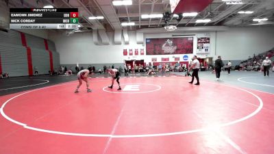 125 lbs Consi Of 8 #2 - Eamonn Jimenez, Edinboro vs Nick Corday, Michigan State - Unatt