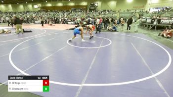 190 lbs Consolation - David Ortega, South Reno WC vs Ruben Gonzalez, Nevada Elite