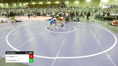 190 lbs Consolation - David Ortega, South Reno WC vs Ruben Gonzalez, Nevada Elite