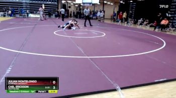 149 lbs Cons. Round 4 - Cael Erickson, Unattached vs Julian Montelongo, Schreiner University