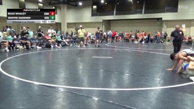 126 lbs Round 3 (6 Team) - Griffin Gardner, North Shelby Regulators Blue vs Boaz Whaley, Crossroads Wrestling