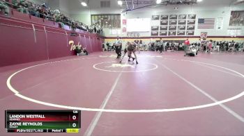 126 lbs Quarterfinal - Zayne Reynolds, STALEY vs Landon Westfall, KEARNEY