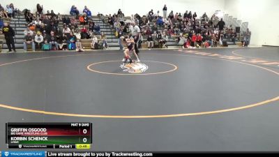 B-1 lbs Cons. Semi - Griffin Osgood, Big Game Wrestling Club vs Korbin Schenck, LMWC