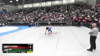 6A 130 lbs Cons. Round 1 - Lacie Rice, Fremont vs Serinity Powers, Weber