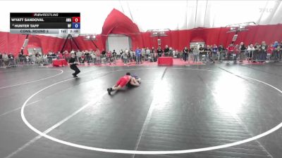 138 lbs Cons. Round 5 - Wyatt Sandoval, Askren Wrestling Academy vs Hunter Taff, Wrestling Factory