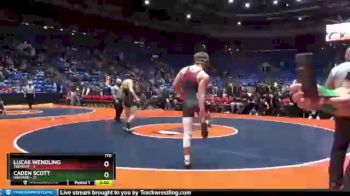 170 lbs Semis & 1st Wrestleback (8 Team) - Lucas Wendling, Tremont vs Caden Scott, Harvard