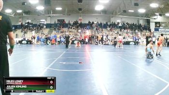 140 lbs Champ. Round 2 - Miles Loney, Michigan Premier vs Julien Kimling, Hudson